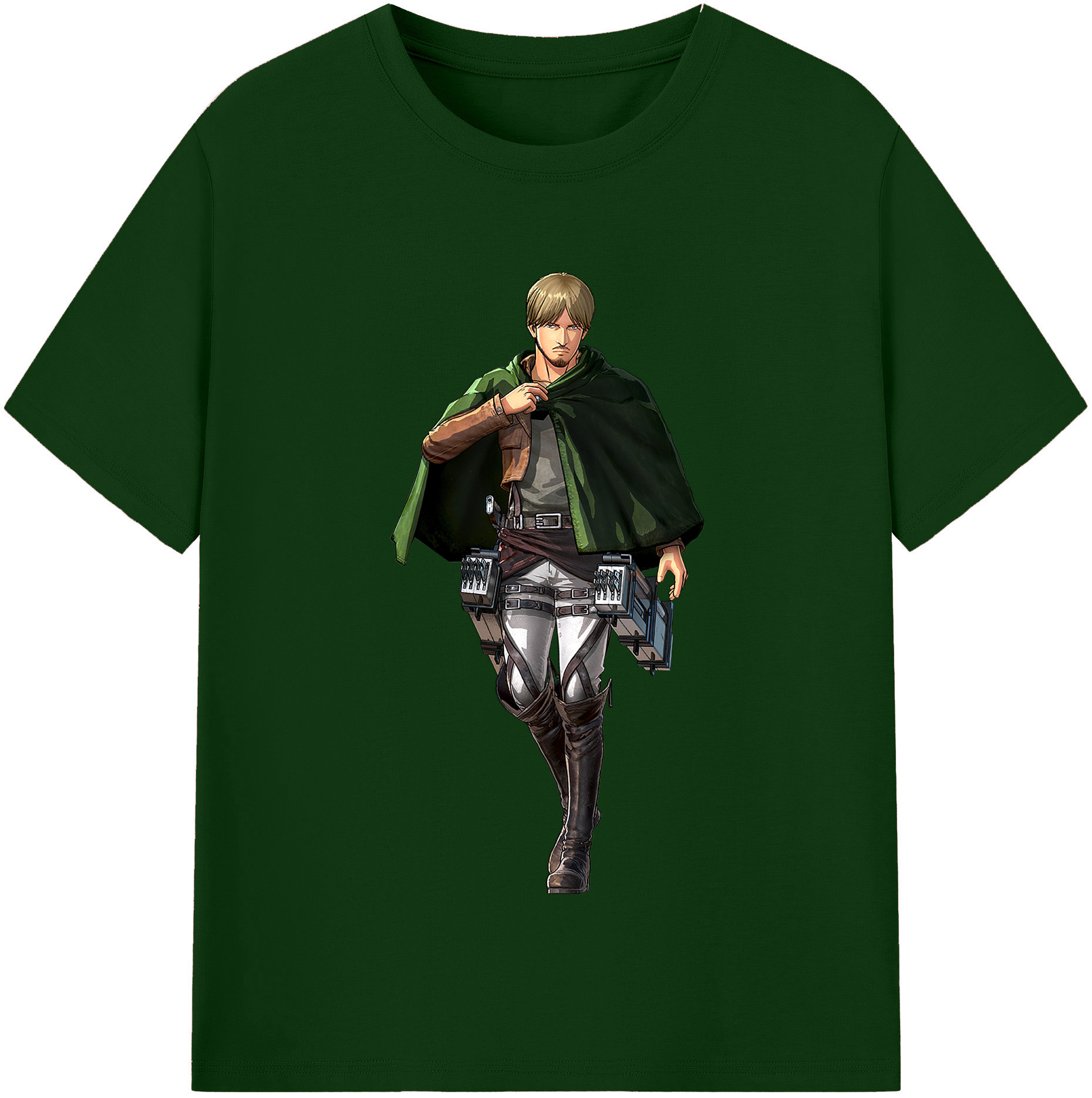 （画像用） 進撃の巨人 ミケ·ザカリアス Attack on Titan Mike Zakarius 綿100％半袖Tシャツ（フロントプリント）